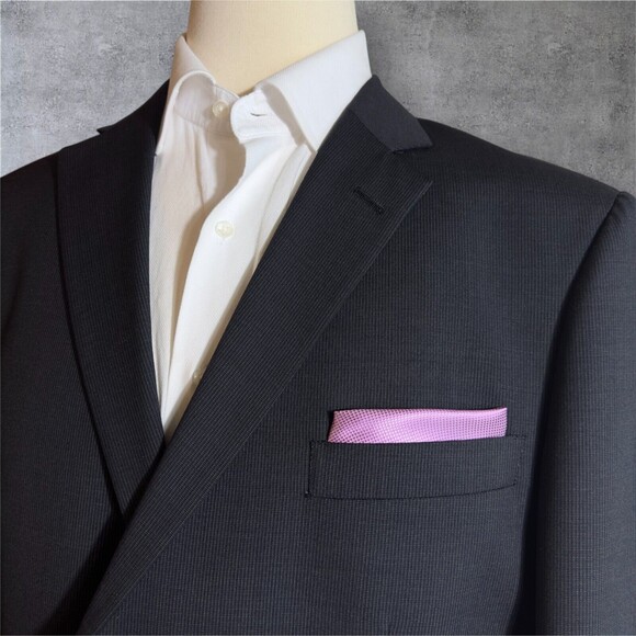 HART SHAFFNER MARX Mens Blazer 48R WOOL Sport Coat Two Button Suit Jacket Black - Picture 4 of 16